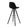 Tabouret De Bar Franky Noir  BS03580BLBL