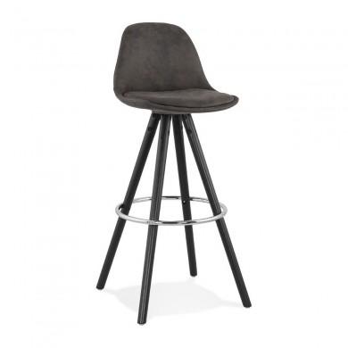 Tabouret De Bar Agouti Gris foncé Noir  BS03540DGBL