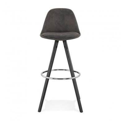 Tabouret De Bar Agouti Gris foncé Noir  BS03540DGBL