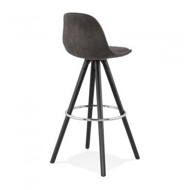 Tabouret De Bar Agouti Gris foncé Noir  BS03540DGBL