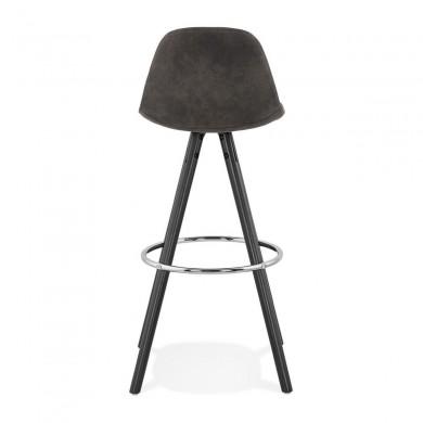 Tabouret De Bar Agouti Gris foncé Noir  BS03540DGBL