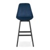 Tabouret De Bar Basil Bleu Noir  BS03230BUBL