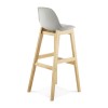 Tabouret De Bar Elody Gris Gris  BS01170GRGR