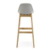 Tabouret De Bar Elody Gris Gris  BS01170GRGR