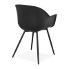 Fauteuil Stileto Noir  AC02180BL