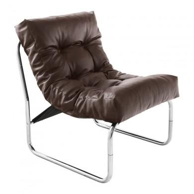 Fauteuil Boudoir Marron  AC00680BR