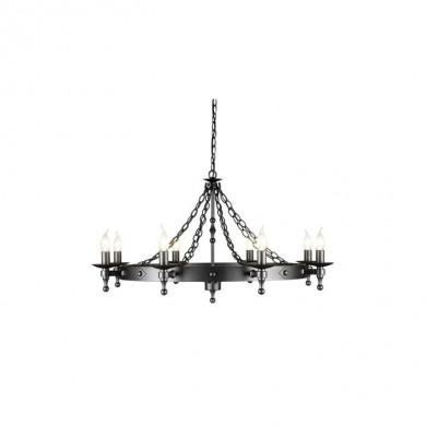 Lustre Warwick 8x60W Noir ELSTEAD LIGHTING wr8gr