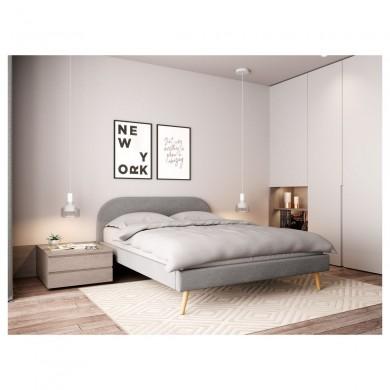 Cadre de lit 1202 Gris Clair 153cm  1202GRC140