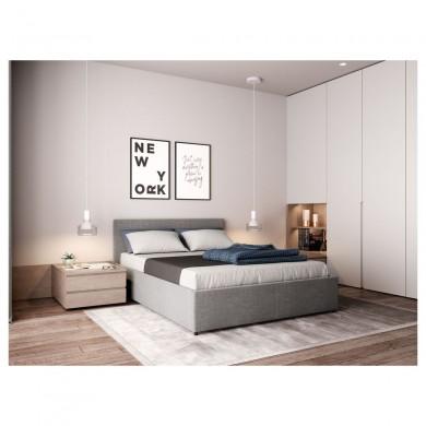 Cadre de lit 1166 Gris Clair 149cm  1166TGRC140