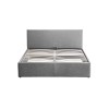 Cadre de lit 1166 Gris Foncé 149cm  1166GTGRF140