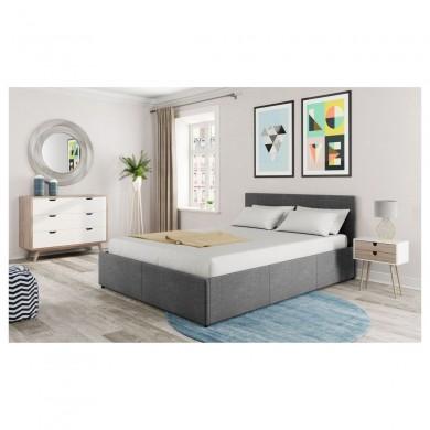 Cadre de lit 1166 Gris Foncé 149cm  1166GTGRF140