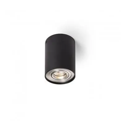 Plafonnier Milano 1x35W GU10 Noir Aluminium RENDL R12681