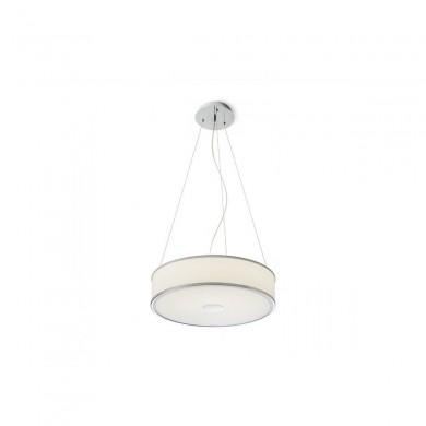 Suspension Cassablanca 1x40W GX13 Blanc Chromé RENDL R10522