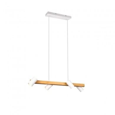 Suspension Marley 4x35W GU10 Blanc Mat 20cm TRIO LIGHTING 312490431