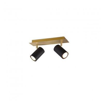 Plafonnier Marley 2x35W GU10 Noir Or TRIO LIGHTING 802400280