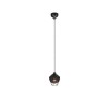 Suspension Borka 1x40W E27 Noir 17cm TRIO LIGHTING R31261002