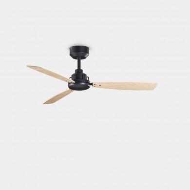 Ventilateur de Plafond Xaloc 100cm Noir Bois Blond FORLIGHT 30-8340-05-93