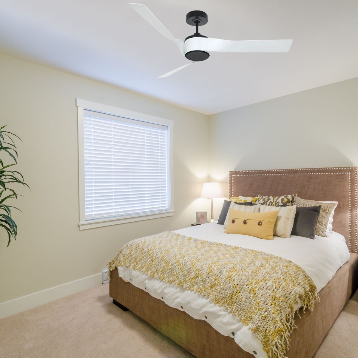 Titanium de casafan un ventilateur moderne, ultra silencieux, boitier  blanc, pales hêtre ou érable , faible consommation.