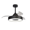 Ventilateur Plafond Rétractable Coin Fan Mini 43cm Noir MANTRA 8221