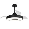 Ventilateur Plafond Rétractable Coin Fan 50cm Noir MANTRA 8218