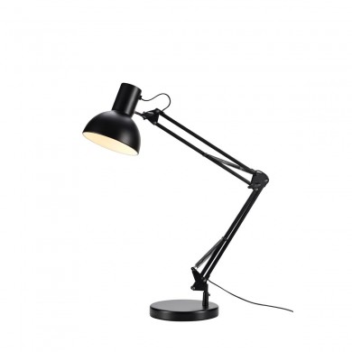 Lampe de bureau style architecte HENRY 1x28W E27 CHROME