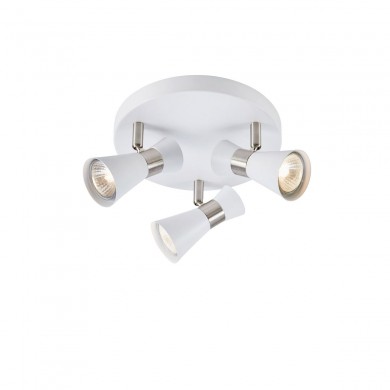 Plafonnier Folie 3x7W GU10 Blanc MARKSLOJD 108628