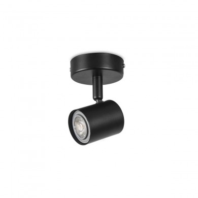 Plafonnier Spot Keeper Simple 8W GU10 Noir FORLIGHT DE-0479-NEG