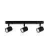 Plafonnier Spot Keeper Triplex 3x8W GU10 Noir FORLIGHT DE-0481-NEG