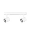 Plafonnier Spot Keeper Double 2x8W GU10 Blanc FORLIGHT DE-0480-BLA