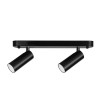 Plafonnier Spot Logos Double 2x8W LED Noir FORLIGHT DE-0015-NEG