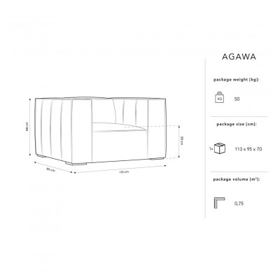 Fauteuil Agawa Marron Foncé BOUTICA DESIGN MIC_ARM_71_F1_AGAWA6