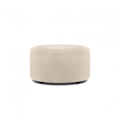 Pouf velours Alice Beige Clair BOUTICA DESIGN MIC_POUF_120_F1_ALICE1