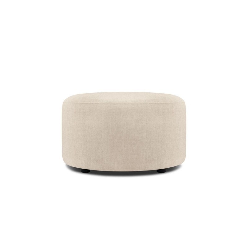 Pouf velours Alice Beige Clair BOUTICA DESIGN MIC_POUF_120_F1_ALICE1