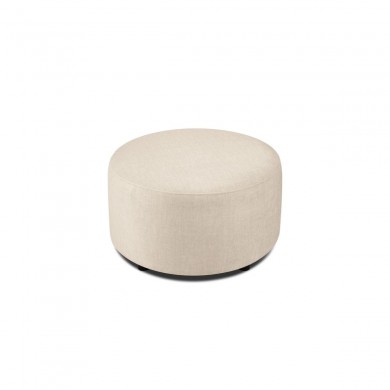 Pouf velours Alice Beige Clair BOUTICA DESIGN MIC_POUF_120_F1_ALICE1