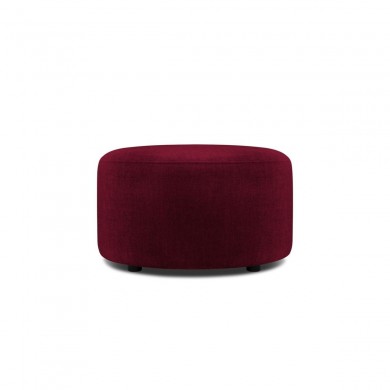 Pouf velours Alice Bordeaux BOUTICA DESIGN MIC_POUF_120_F1_ALICE2