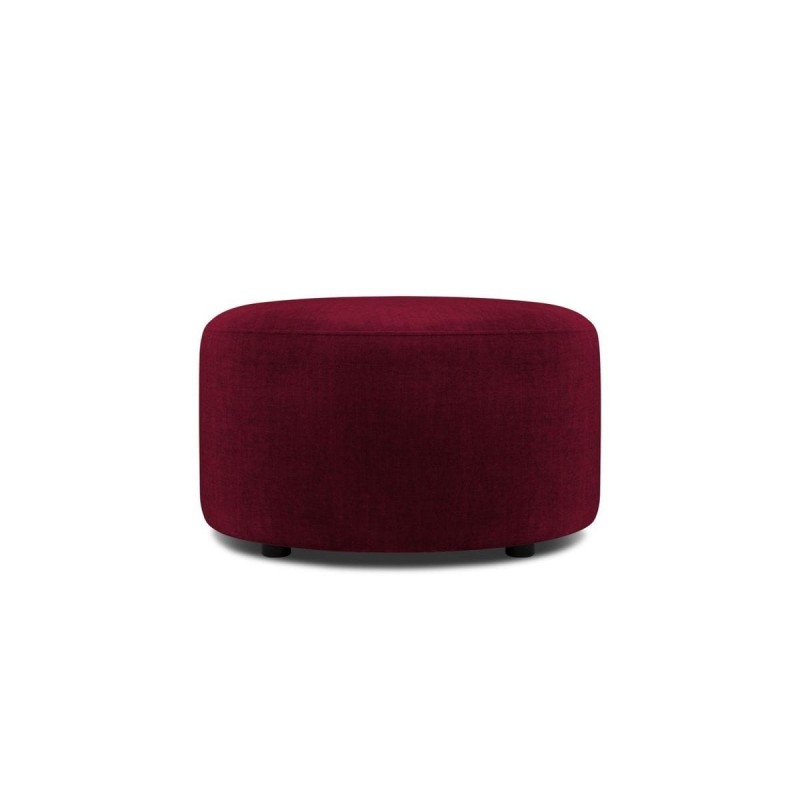 Pouf velours Alice Bordeaux BOUTICA DESIGN MIC_POUF_120_F1_ALICE2