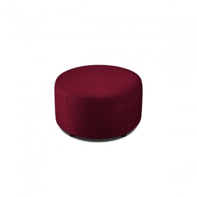 Pouf velours Alice Bordeaux BOUTICA DESIGN MIC_POUF_120_F1_ALICE2