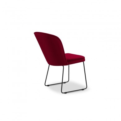 Chaise velours Cabri Rouge BOUTICA DESIGN MIC_CH_2_F5_CABRI4