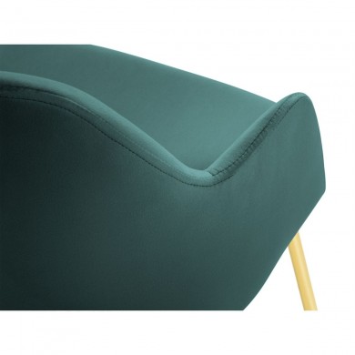 Chaise velours Chaya Pétrole BOUTICA DESIGN MIC_CH_2_F10_CHAYA10