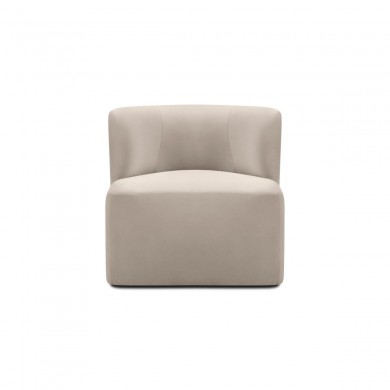 Fauteuil velours Cliff Beige BOUTICA DESIGN MIC_ARM_44_F1_CLIFF1