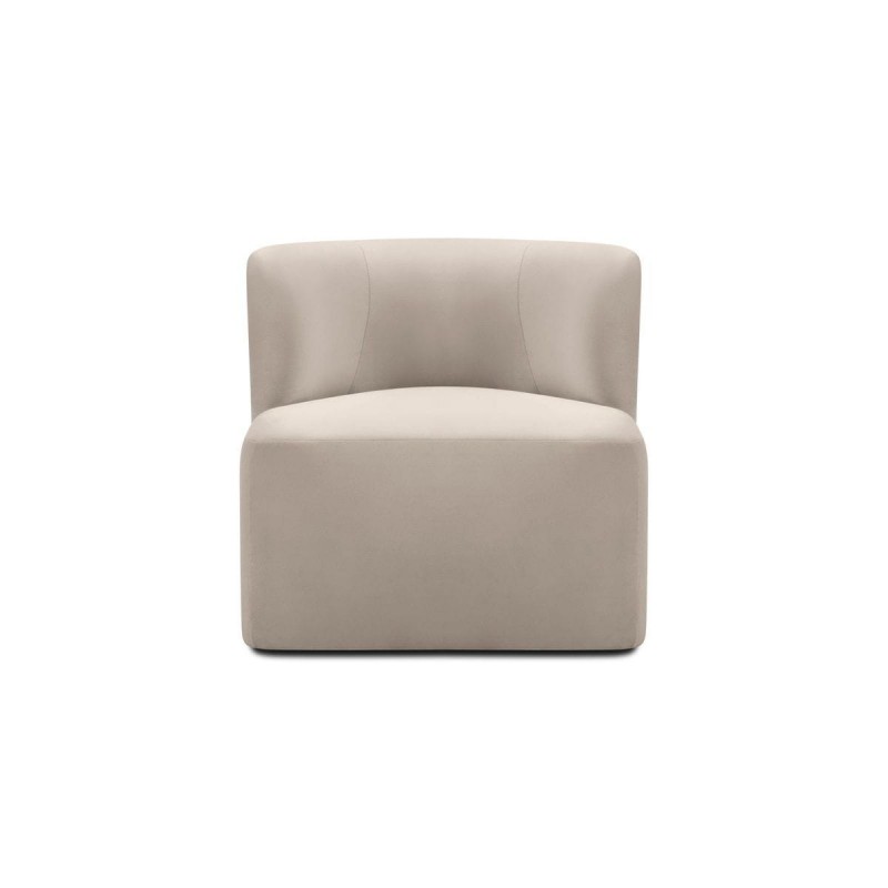 Fauteuil velours Cliff Beige BOUTICA DESIGN MIC_ARM_44_F1_CLIFF1