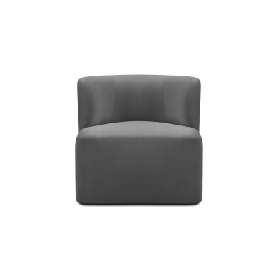 Fauteuil velours Cliff Gris Foncé BOUTICA DESIGN MIC_ARM_44_F1_CLIFF6