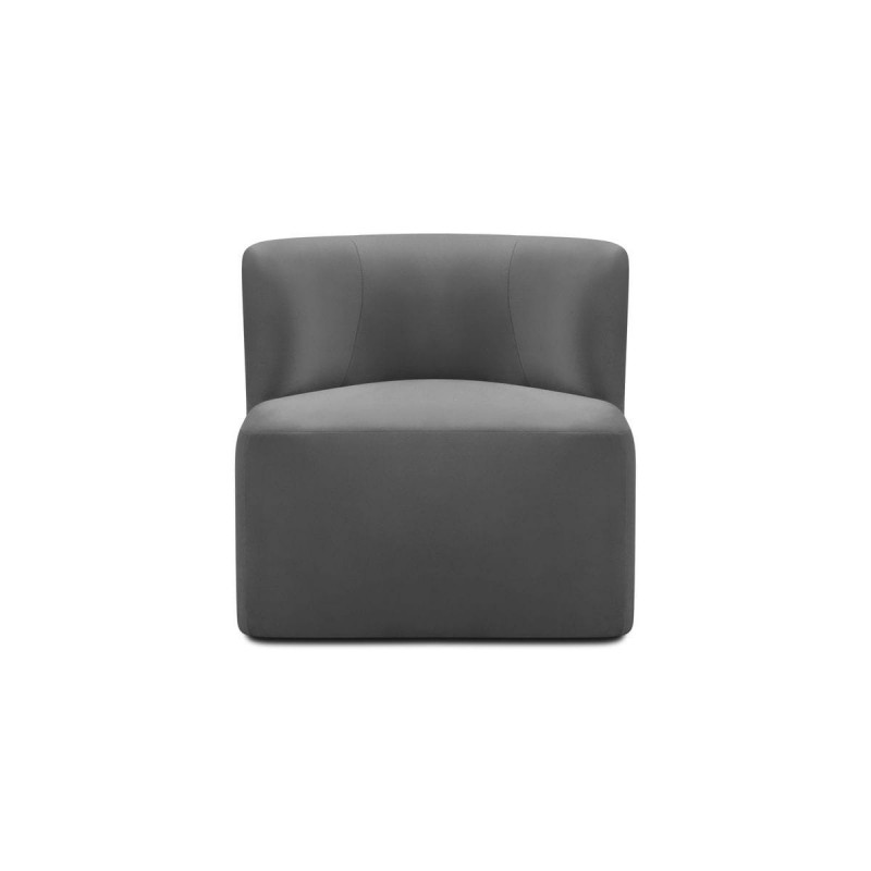 Fauteuil velours Cliff Gris Foncé BOUTICA DESIGN MIC_ARM_44_F1_CLIFF6