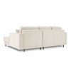 Canapé d'angle droit convertible avec coffre Dunas Beige Pieds Métal Chromé Noir BOUTICA DESIGN MIC_RCF_86_A3_DUNAS1