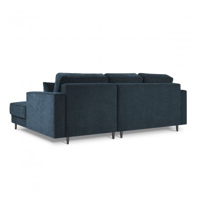 Canapé d'angle droit convertible avec coffre Dunas Bleu Foncé Pieds Métal Chromé Noir BOUTICA DESIGN MIC_RCF_86_A3_DUNAS6