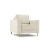 Fauteuil Dunas Beige Pieds Métal Doré BOUTICA DESIGN MIC_ARM_86_A1_DUNAS1