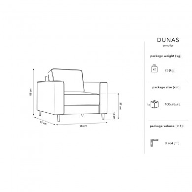 Fauteuil Dunas Beige Pieds Métal Doré BOUTICA DESIGN MIC_ARM_86_A1_DUNAS1