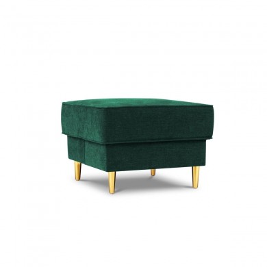 Pouf Dunas Vert Bouteille Pieds Métal Doré BOUTICA DESIGN MIC_POUF_86_A1_DUNAS2