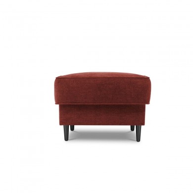 Pouf Dunas Rouge Pieds Métal Chromé Noir BOUTICA DESIGN MIC_POUF_86_A3_DUNAS4