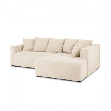 Canapé d'angle droit convertible avec coffre Elie Beige BOUTICA DESIGN MIC_RCF_108_F1_ELIE1